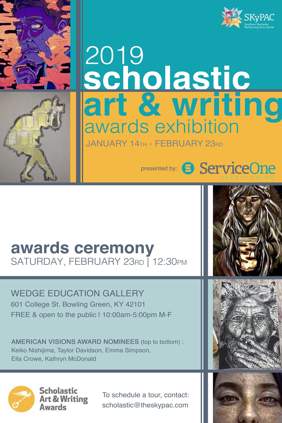 2019 Scholastic Art and Writing Awards SKyPAC